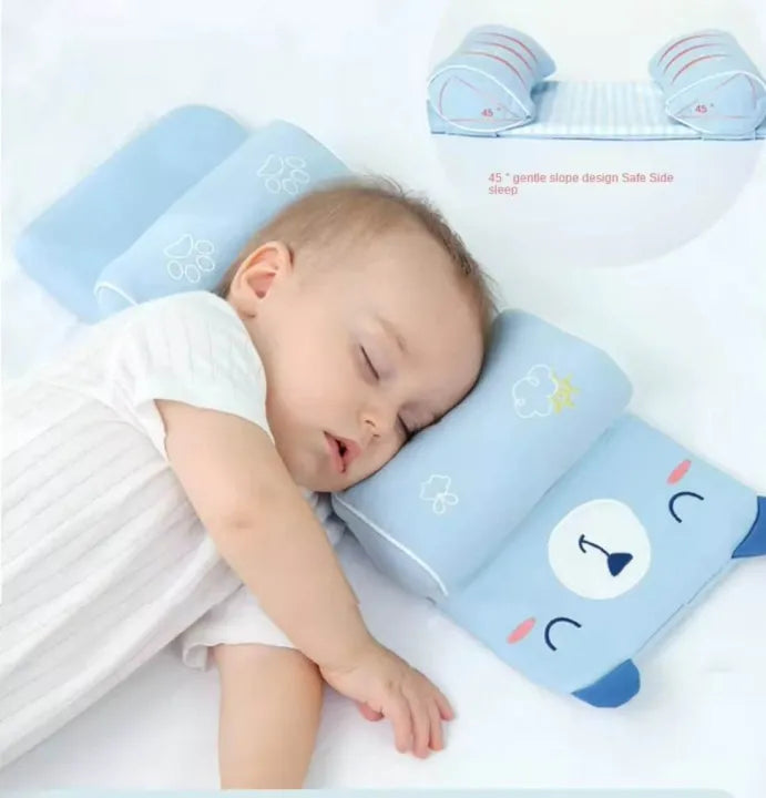 Baby Head Support Shape Pillow | Soft Newborn Sleeping Cushion