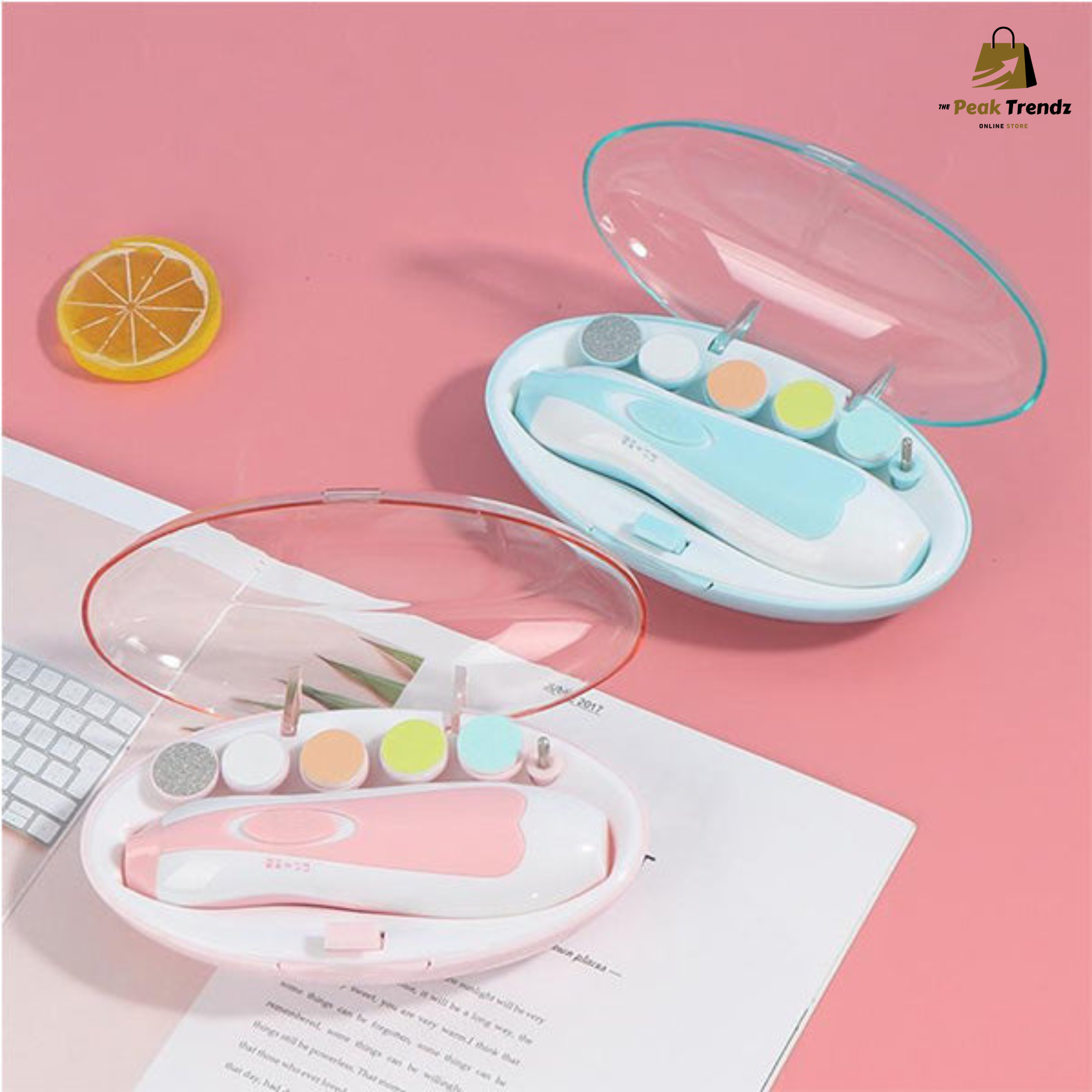 Baby Nail Trimmer Safe Electric Nail Cutter for Newborns & Kids