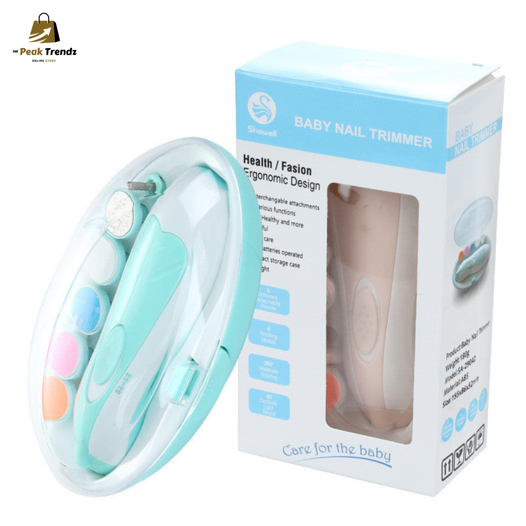 Baby Nail Trimmer Safe Electric Nail Cutter for Newborns & Kids